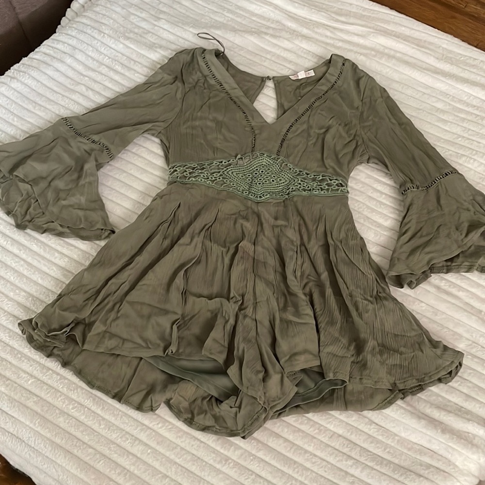 Open back romper